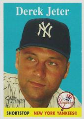 Derek Jeter #5 Baseball Cards 2007 Topps Heritage Prices