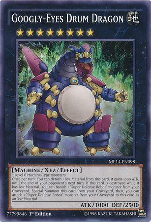 Googly-Eyes Drum Dragon MP14-EN098 YuGiOh 2014 Mega-Tin Mega Pack