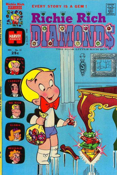Richie Rich Diamonds #15 (1974) Comic Books Richie Rich Diamonds