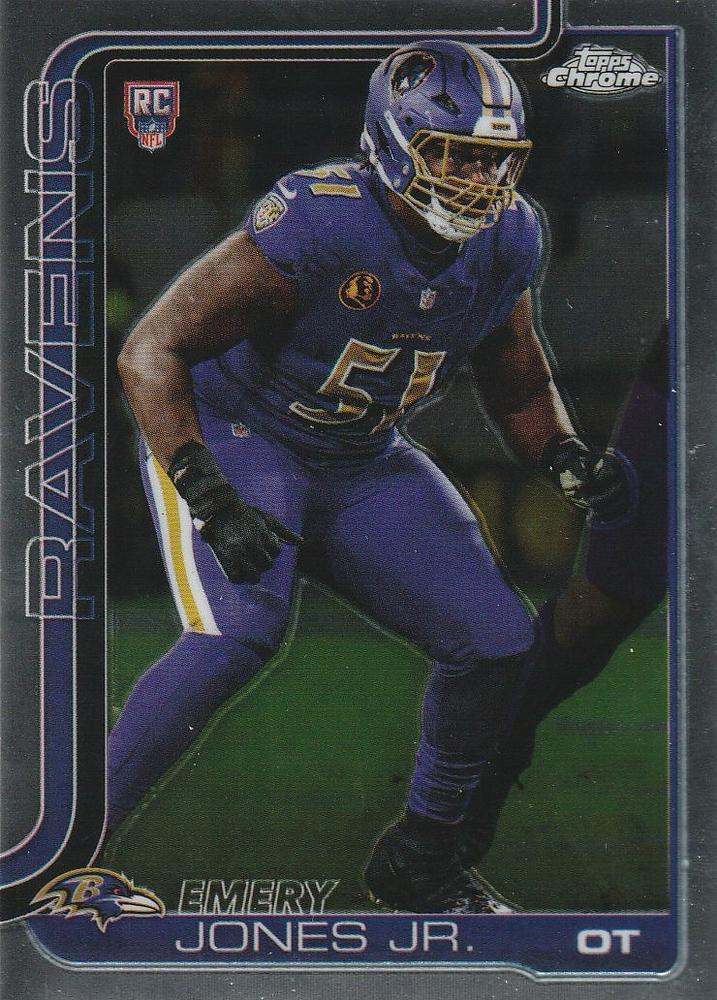 2025 Topps Chrome Emery Jones Jr. #386 card