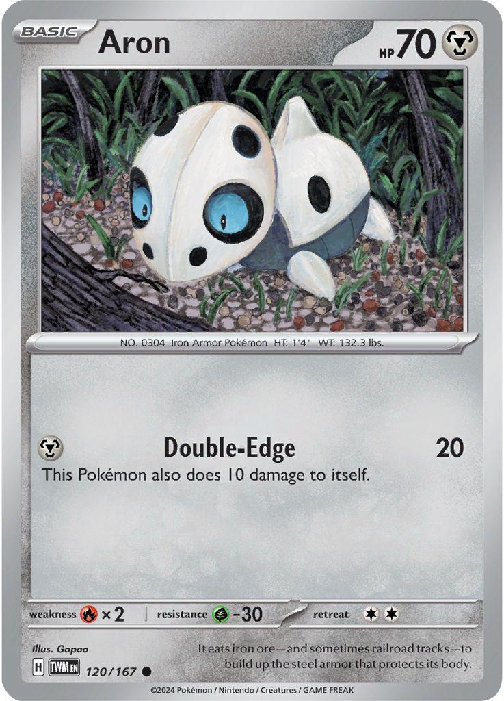 Aron #120 Pokemon Twilight Masquerade