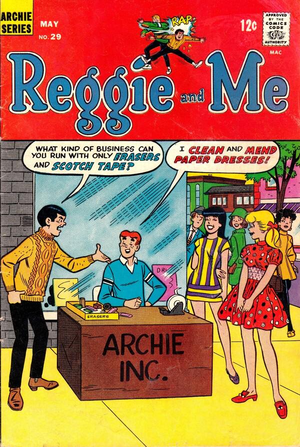 Reggie and Me #29 (1968) Comic Books Reggie and Me
