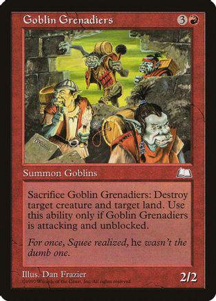 Goblin Grenadiers Magic Weatherlight