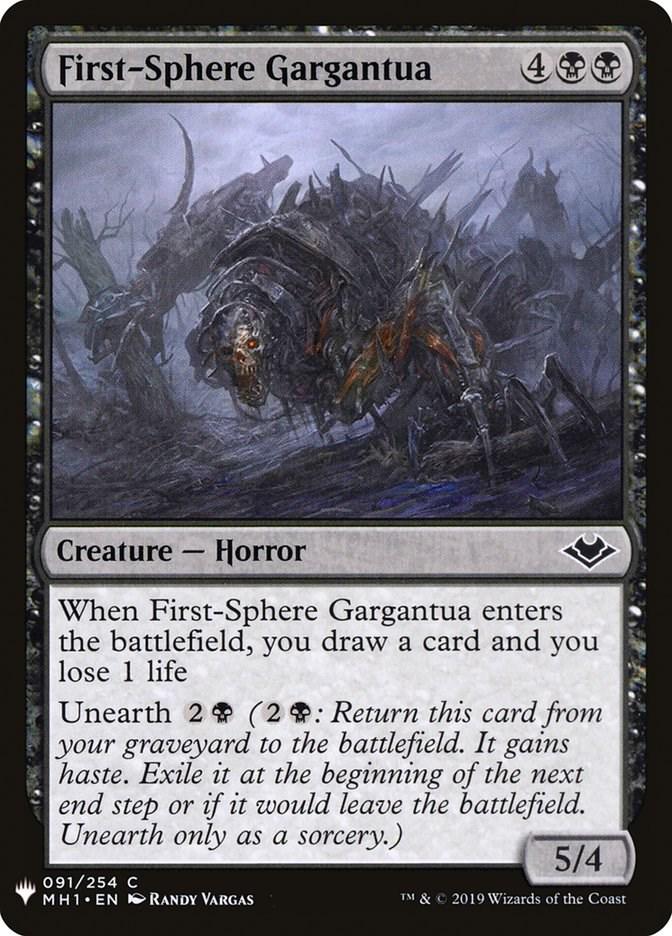 First-Sphere Gargantua (Magic The List Reprints)