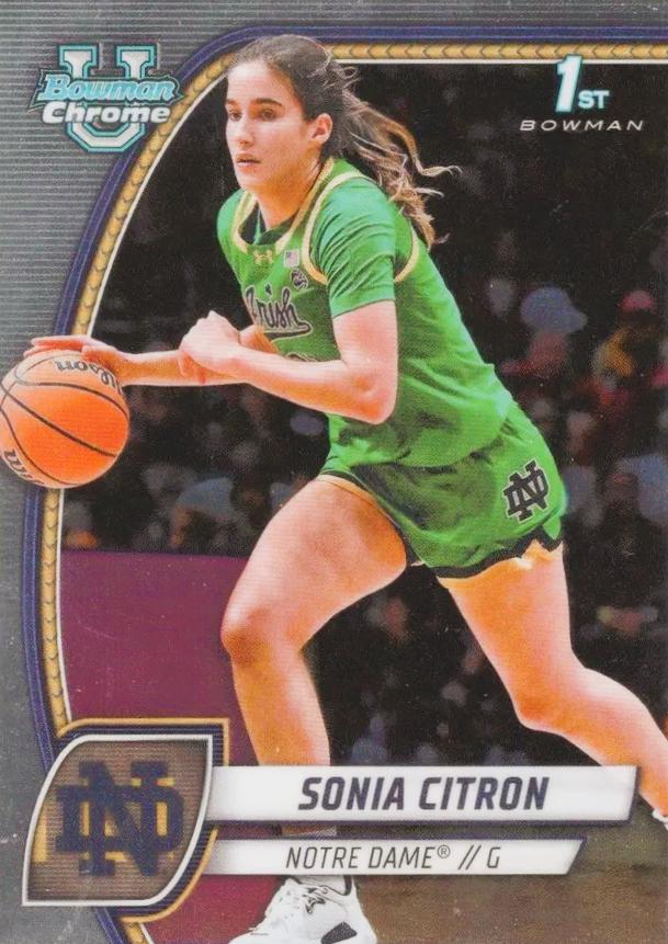 Sonia Citron #64 Basketball Cards 2024 Bowman Chrome University