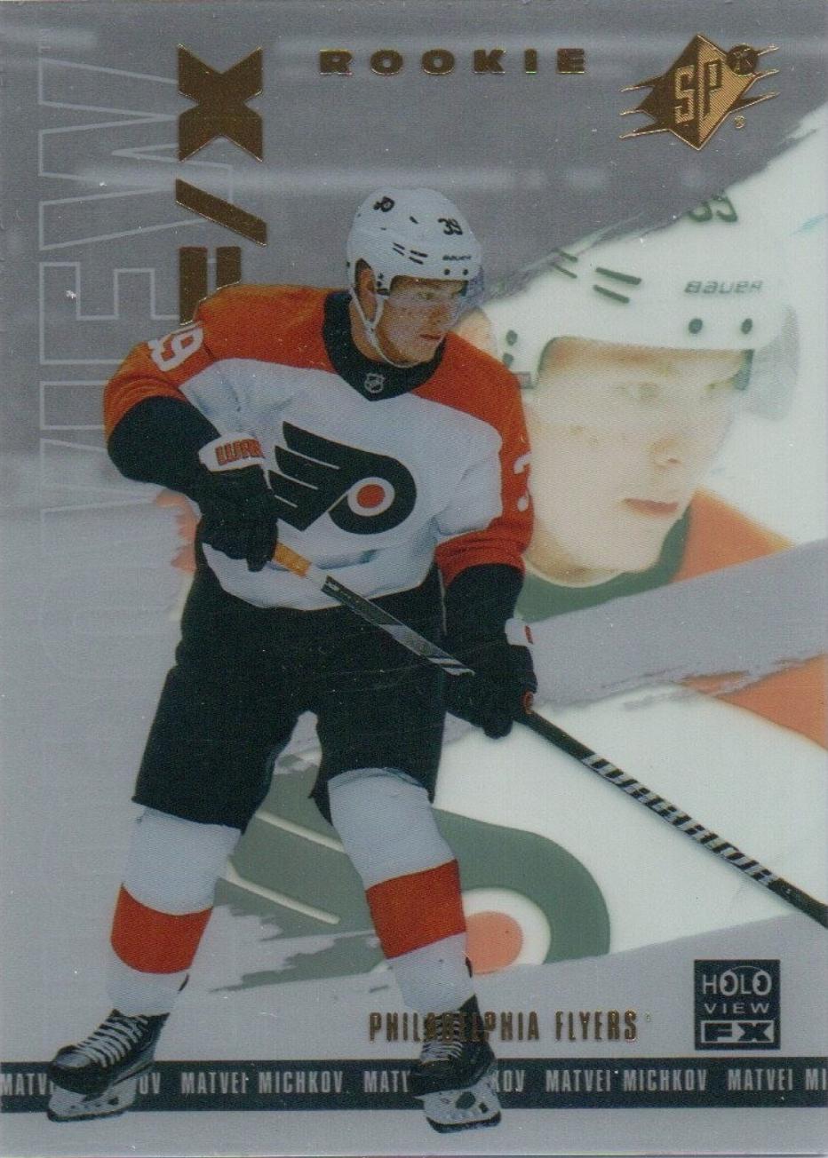 Matvei Michkov #HV-35 Hockey Cards 2024 SPx Holoview FX