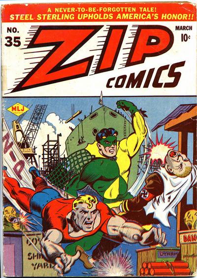 Zip Comics #35 (1943) Comic Books Zip Comics