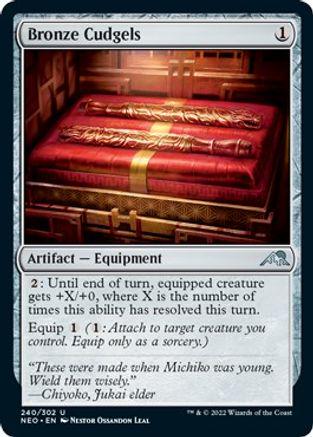 Bronze Cudgels #240 Magic Kamigawa: Neon Dynasty