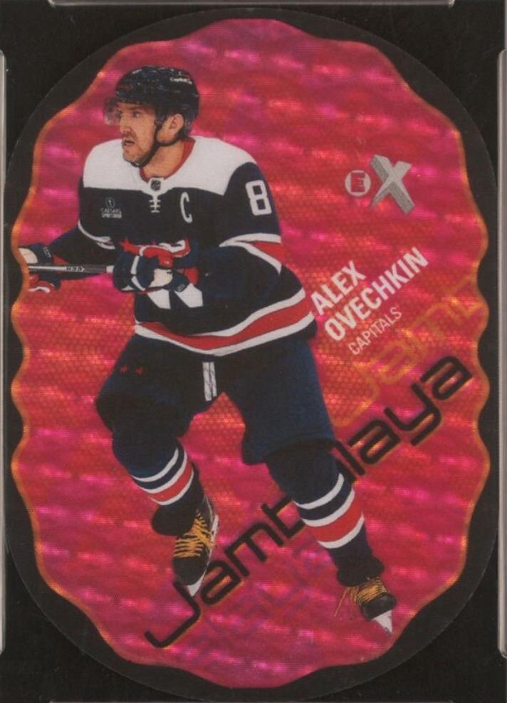 Alex Ovechkin #17 Hockey Cards 2022 Skybox Metal Universe Jambalaya