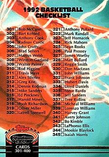 Checklist 301-400