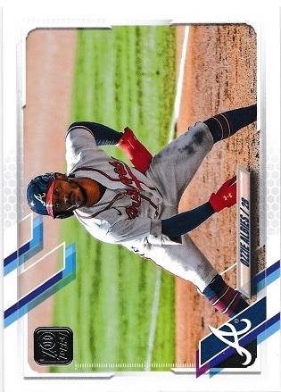 Ozzie Albies #500 Baseball Cards 2021 Topps