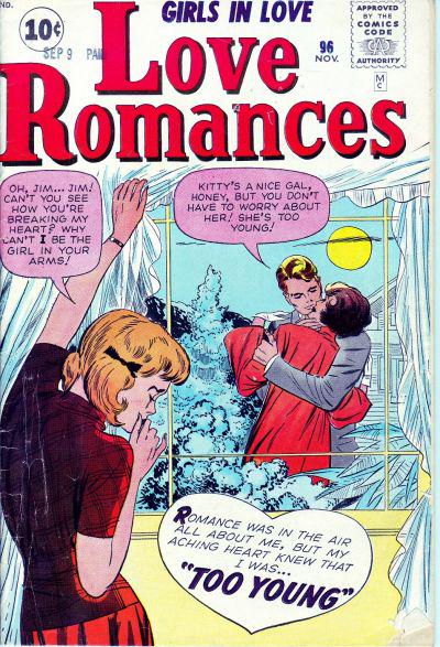 Love Romances #96 (1961) Comic Books Love Romances