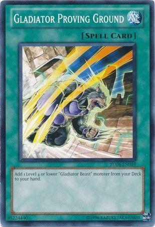 Gladiator Proving Ground TU04-EN019 YuGiOh Turbo Pack: Booster Four