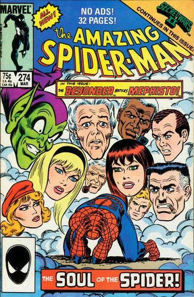 Amazing Spider-Man #274 (1986) Comic Books Amazing Spider-Man
