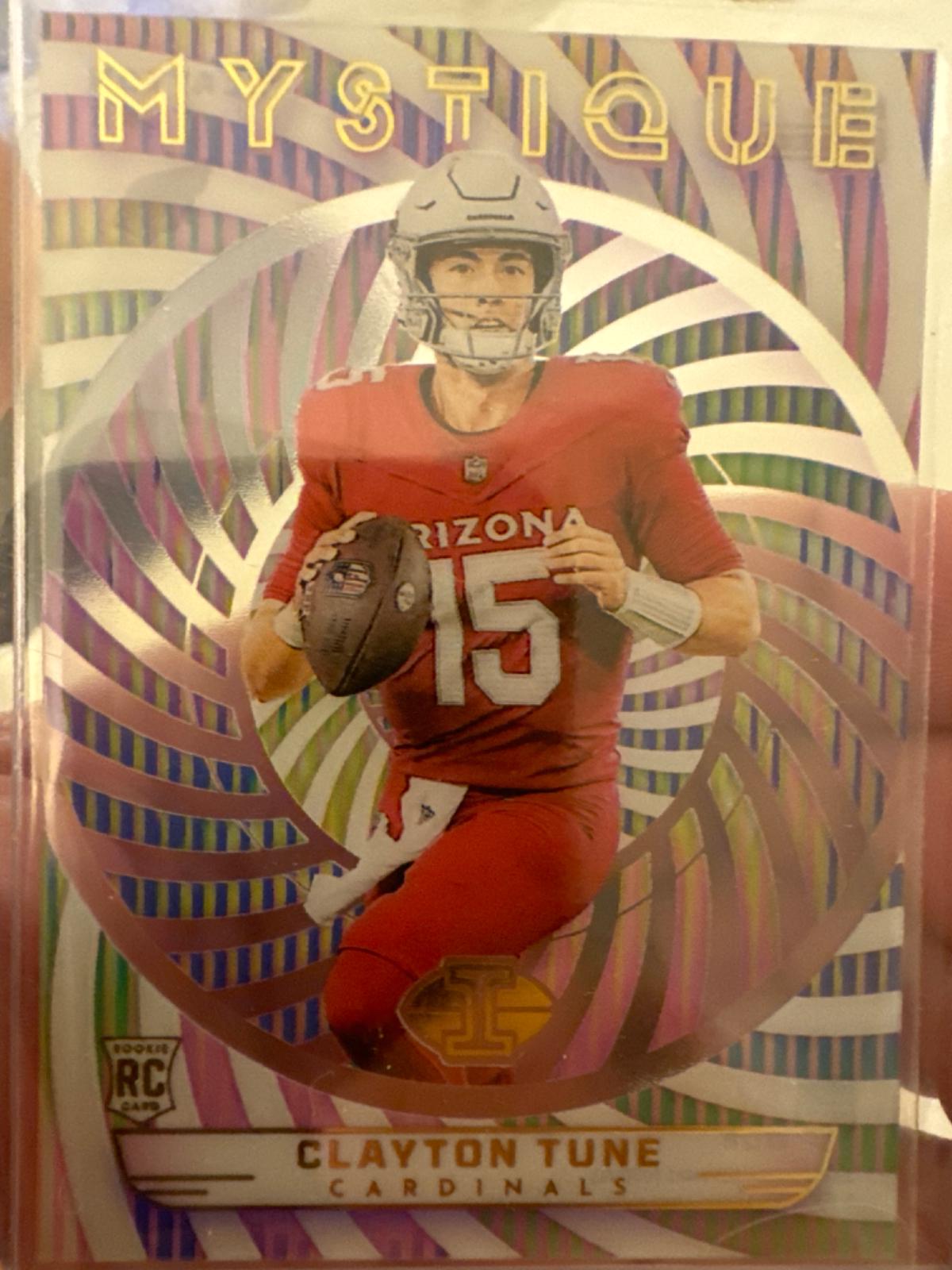 Clayton Tune #6 Football Cards 2023 Panini Illusions Mystique
