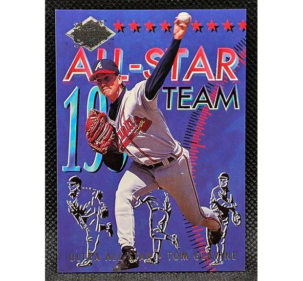 Tom Glavine #19 of 20 Baseball Cards 1994 Ultra All Stars