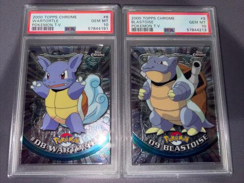 Wartortle #8 Pokemon 2000 Topps Chrome