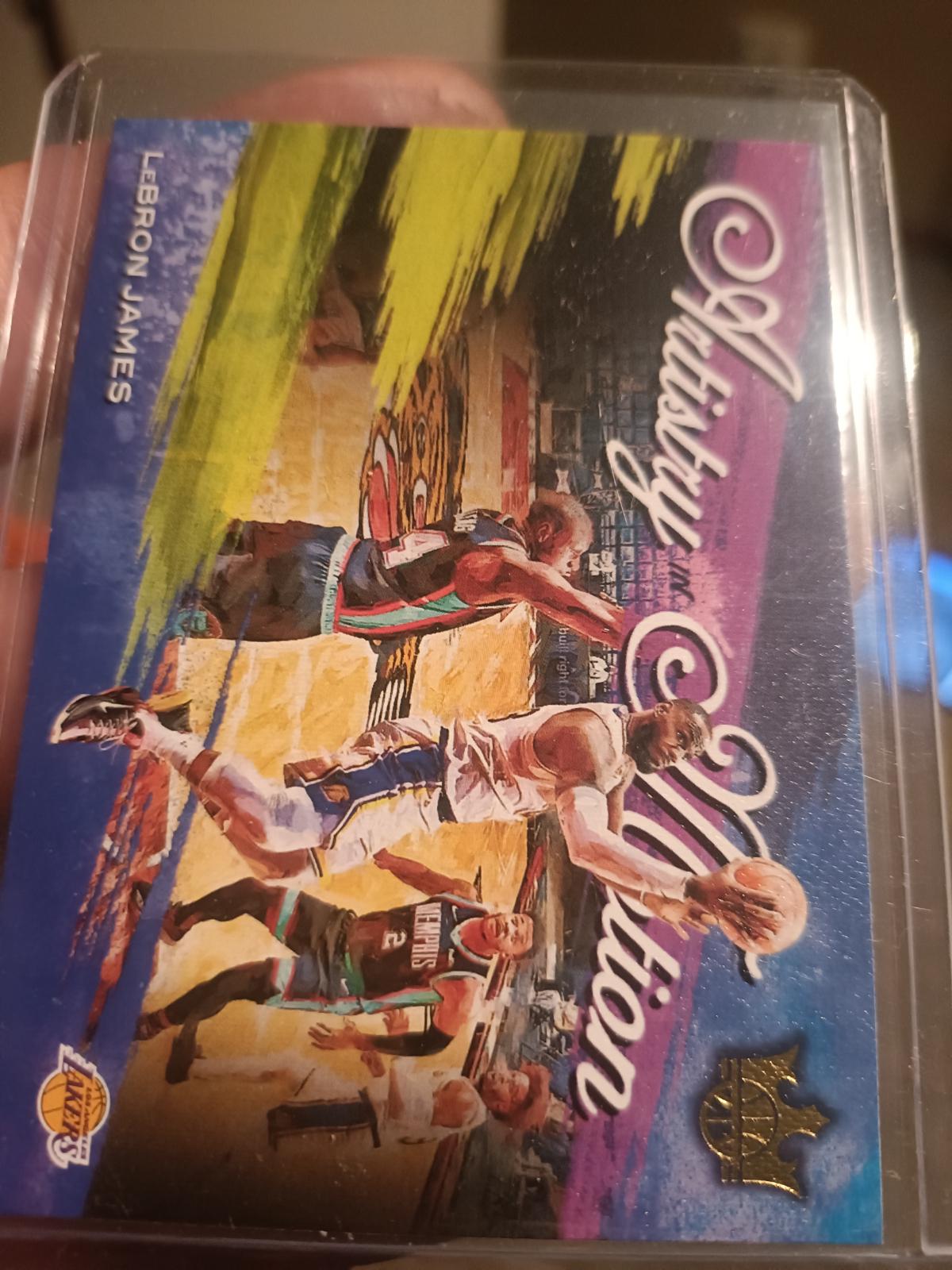 Lebron James #6 Basketball Cards 2020 Panini Court Kings Artistry in Motion