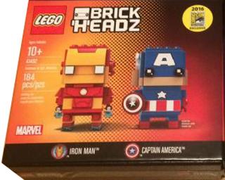 Iron Man & Captain America #41492 LEGO BrickHeadz