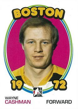 Wayne Cashman #4 2009 In The Game 1972 Hockey