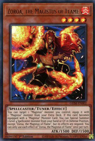 Zoroa, the Magistus of Flame GEIM-EN002 YuGiOh Genesis Impact