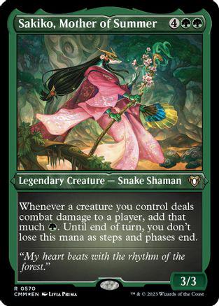 Sakiko, Mother of Summer #570 Magic Commander Masters
