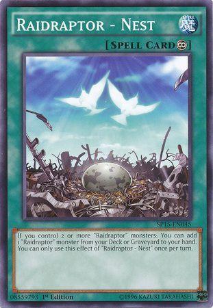 Raidraptor - Nest SP15-EN045 YuGiOh Star Pack ARC-V