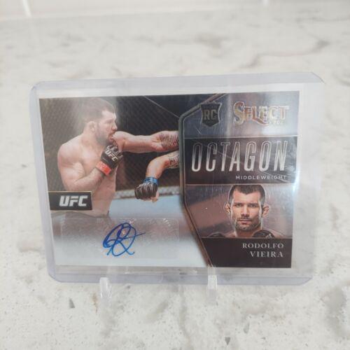 Rodolfo Vieira #OA-RVR Ufc Cards 2021 Panini Select UFC Octagon Action Signatures