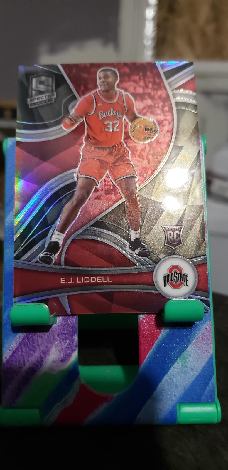 E. J. Liddell #8 Basketball Cards 2022 Panini Chronicles Draft Picks Spectra