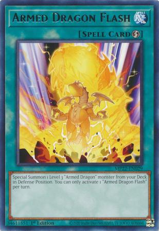 Armed Dragon Flash MP22-EN029 YuGiOh 2022 Tin of the Pharaoh's Gods Mega Pack