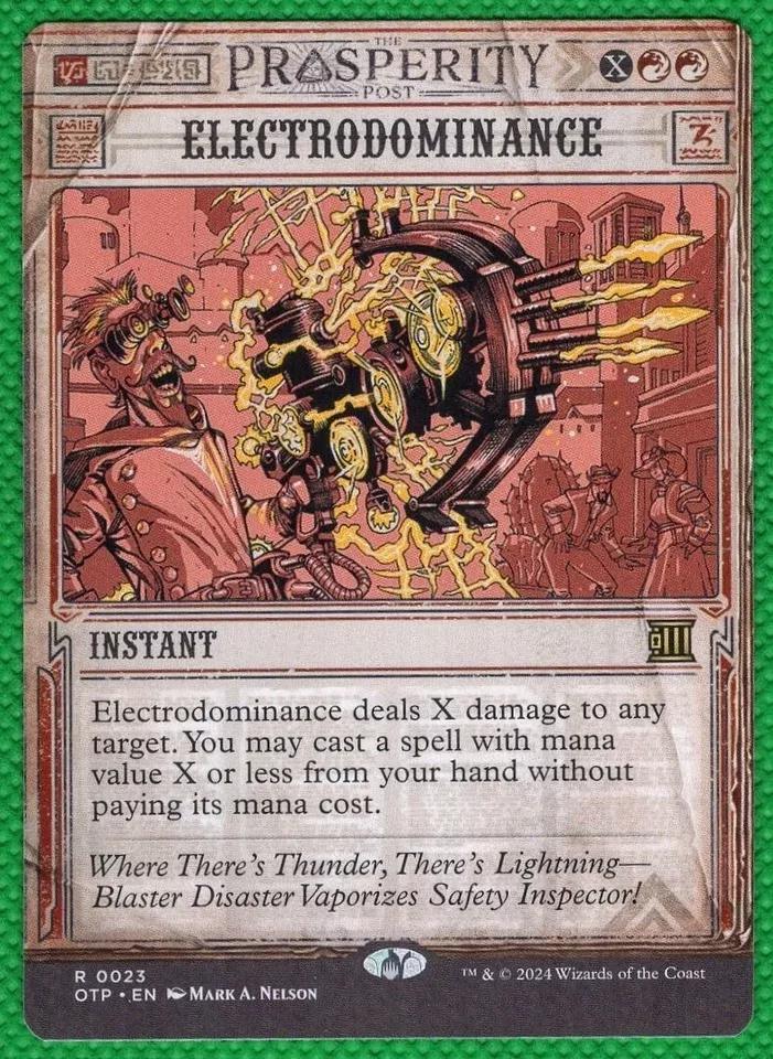 Electrodominance #23 Magic Outlaws of Thunder Junction