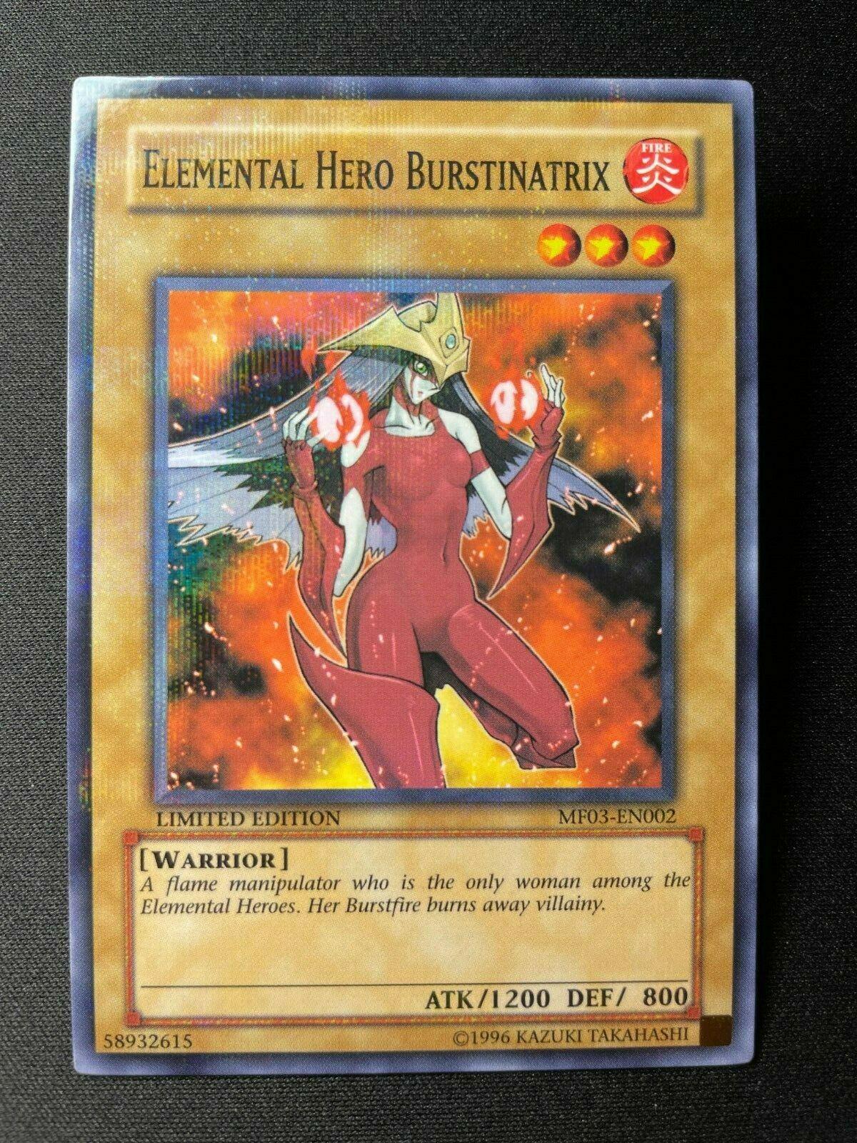 Elemental HERO Burstinatrix MF03-EN002 YuGiOh Mattel Action Figure Series 3