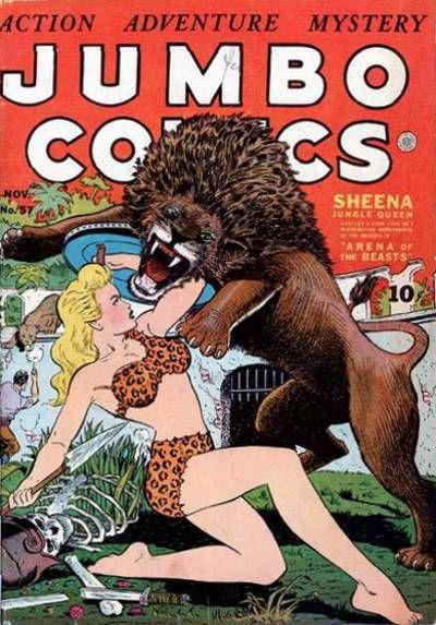 Jumbo Comics #57 (1943) Comic Books Jumbo Comics