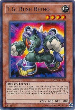 T.G. Rush Rhino EXVC-EN021 YuGiOh Extreme Victory