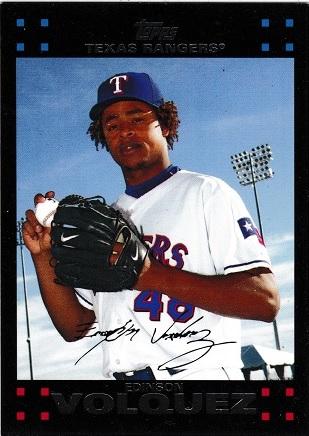 Edinson Volquez #UH299 2007 Topps Updates & Highlights Baseball