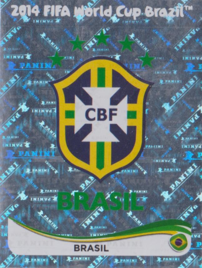 Brasil Logo #32 Soccer Cards 2014 Panini World Cup Stickers