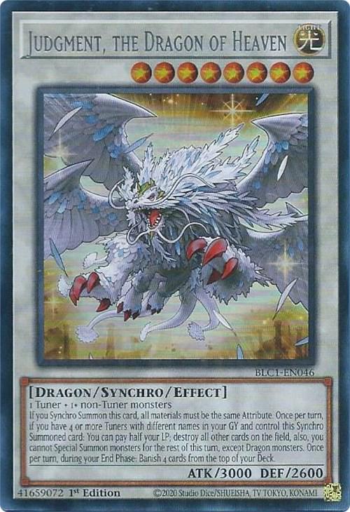 Judgment, the Dragon of Heaven BLC1-EN046 YuGiOh Battles of Legend: Chapter 1