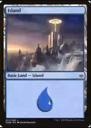 Island #253 Magic War of the Spark