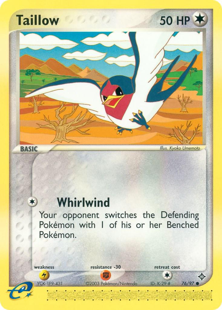 Taillow #76 Pokemon Dragon