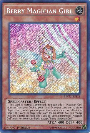 Berry Magician Girl MVP1-ENS14 YuGiOh The Dark Side of Dimensions Movie Pack