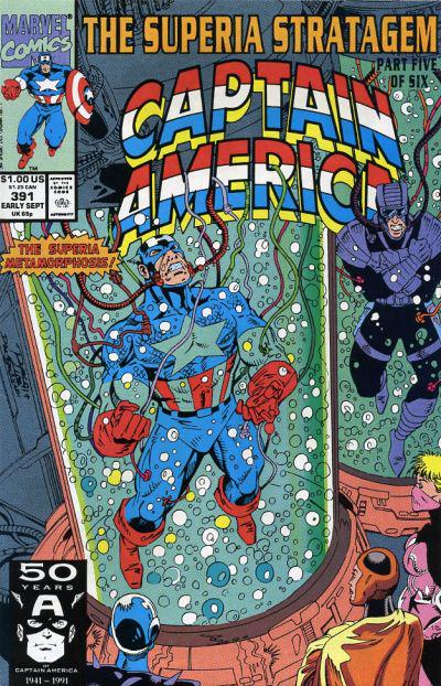 Captain America #391 (1991) Comic Books Captain America