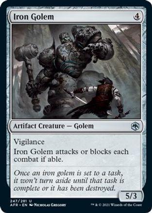 Iron Golem #247 Magic Adventures in the Forgotten Realms