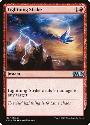 Lightning Strike Magic Core Set 2019