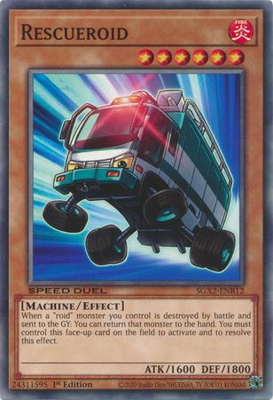 Rescueroid SGX2-ENB12 YuGiOh Speed Duel GX: Midterm Paradox