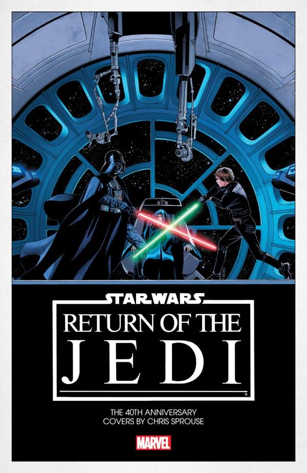 Star Wars: Return of the Jedi – The 40th Anniversary Covers by Chris Sprouse #1 (2023) Comic Books Star Wars: Return of the Jedi – The 40th Anniversary Covers by Chris Sprouse