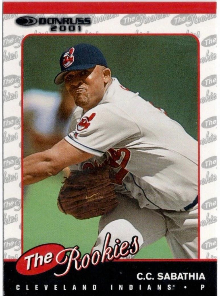 C. C. Sabathia #R99 Baseball Cards 2001 Donruss Rookies