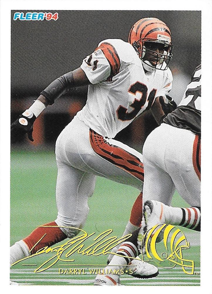 Darryl Williams #6 1994 Fleer Shell Fact Football