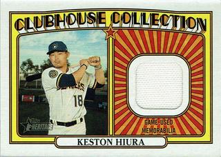 Keston Hiura Clubhouse Collection Relics