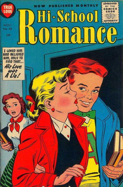 Hi-School Romance #45 (1955) Comic Books Hi-School Romance