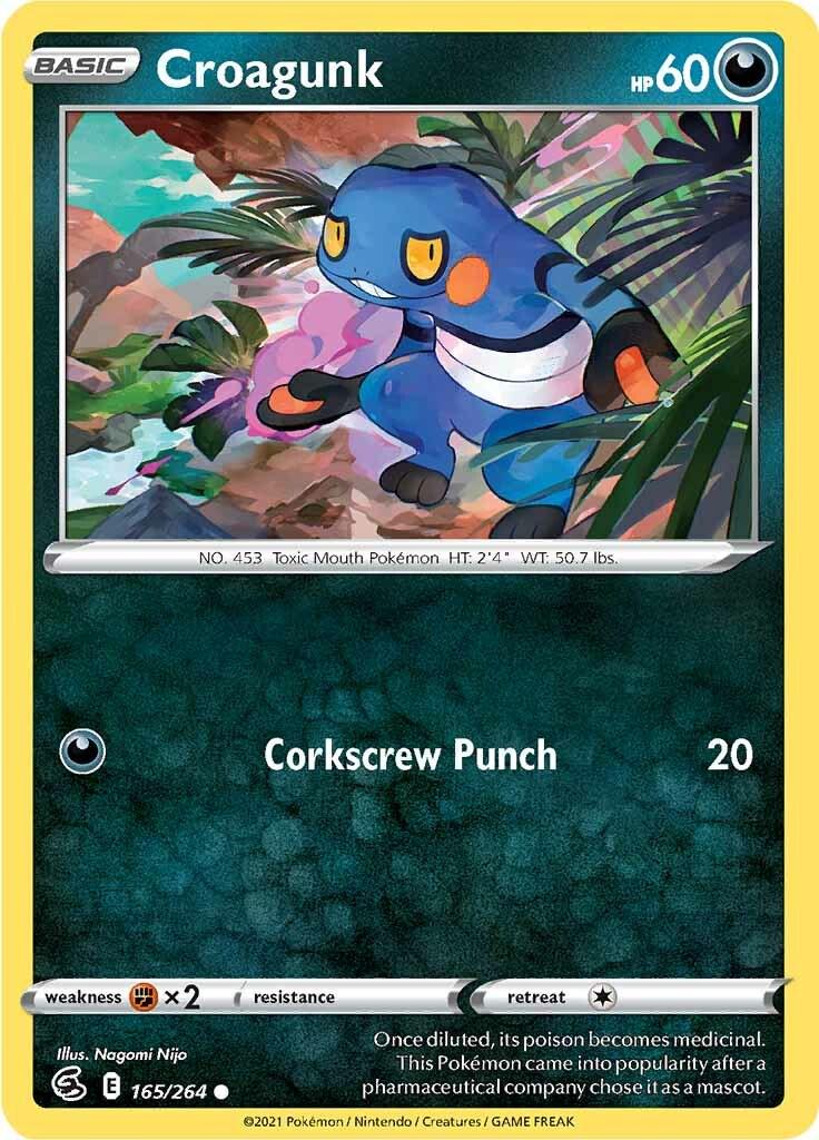 Croagunk #165 Pokemon Fusion Strike